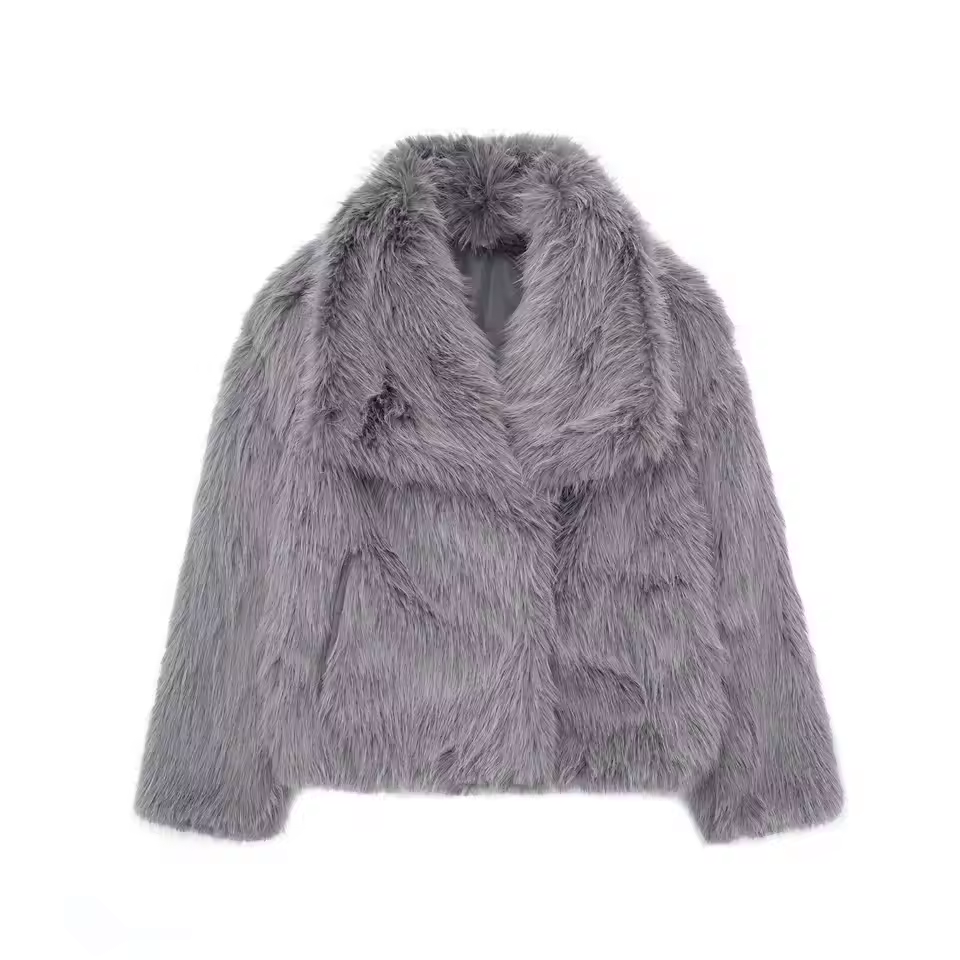 Luxury Faux Fur Jacket