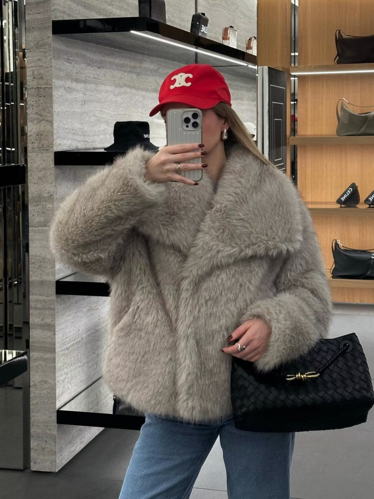 Luxury Faux Fur Jacket