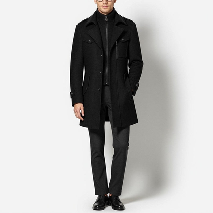 Thomas™ | Two-Piece Winter Coat with Removable Turtleneck